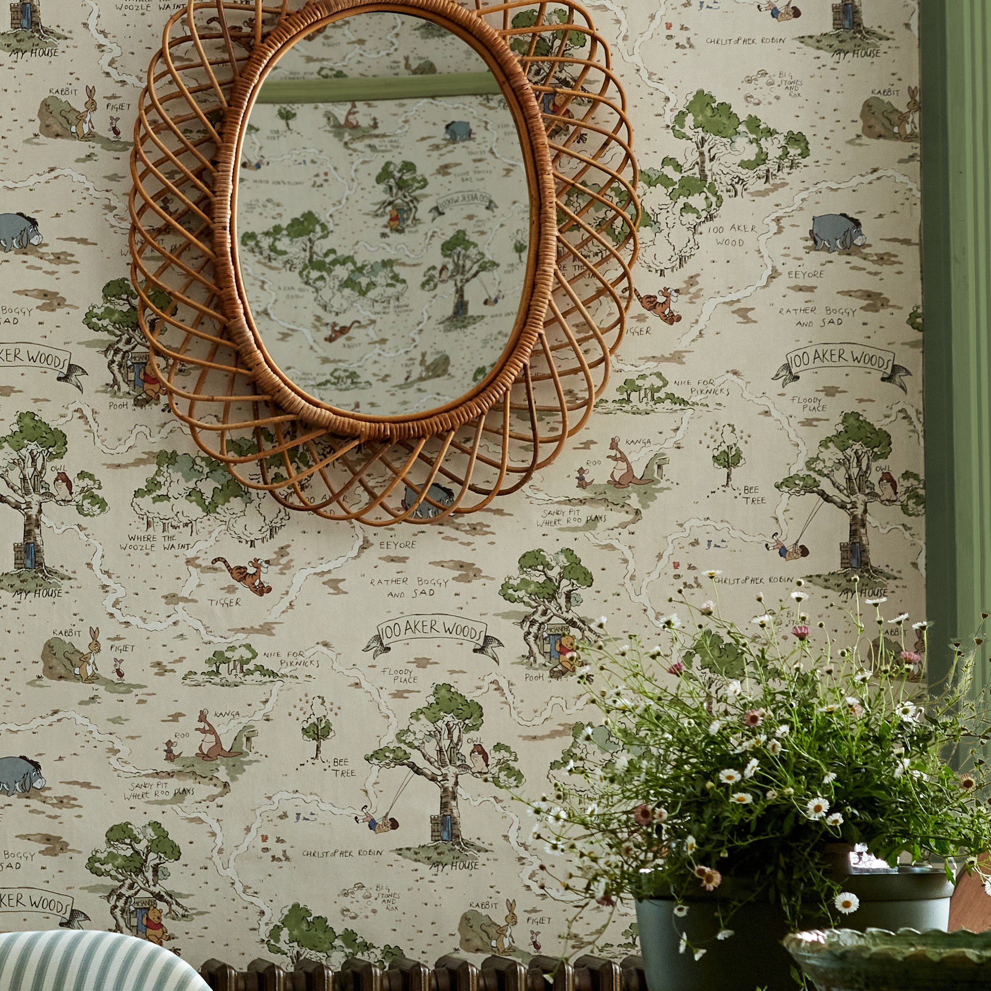 Hundred Acre Wood Wallpaper 217291 By Disney Home X Sanderson In Cashew